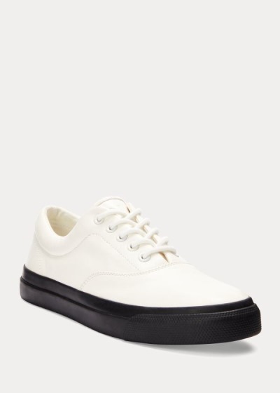 Polo Ralph Lauren Bryn Læder Sneakers Dame Danmark (IHTGE6941)